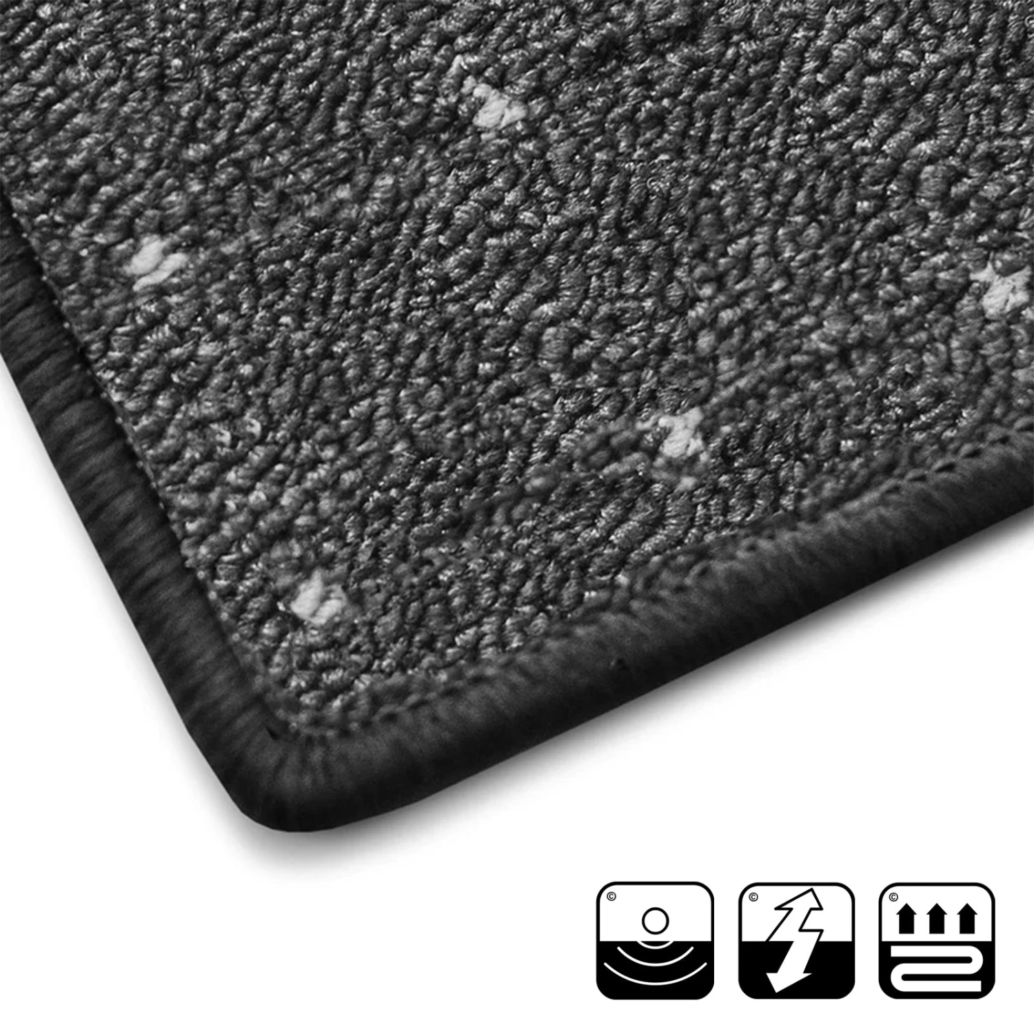 Bettumrandung | Rapido | 3-teiliges Set Aus Polypropylen | Schalldämmend 8 Bettumrandung | Rapido | 3-teiliges Set Aus Polypropylen | Schalldämmend – Bild 6