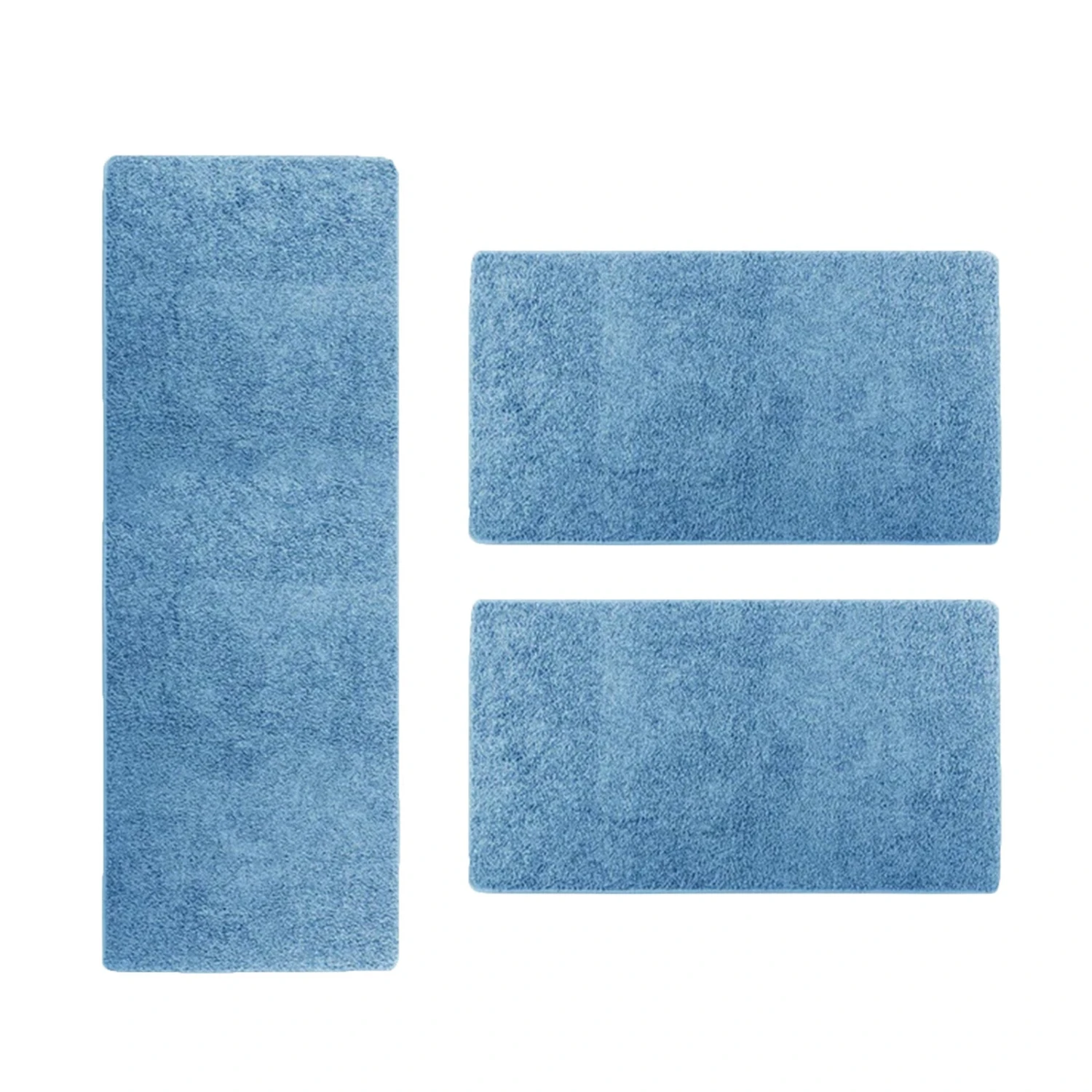 Shaggy-Bettumrandung | Sphinx | 3-teiliges Läuferset Gegen Bodenkälte 4 Shaggy-Bettumrandung | Sphinx | 3-teiliges Läuferset Gegen Bodenkälte – Bild 2