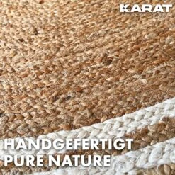 Jute-Teppich | Rund | Handgewebt | Aus Naturfasern | In Verschiedenen Ausführungen 24 Jute-Teppich | Rund | Handgewebt | Aus Naturfasern | In Verschiedenen Ausführungen -Floordirekt 2SisalTepiche Rund3.Malibu Handgefertig