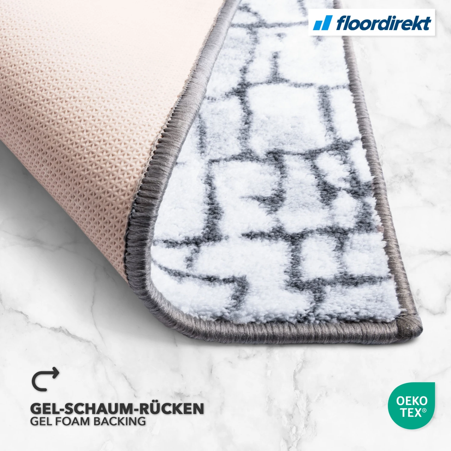 Teppich-Läufer Nach Maß | Aqua | Multi-Läufer | Moderner Wohnteppich 5 Teppich-Läufer Nach Maß | Aqua | Multi-Läufer | Moderner Wohnteppich – Bild 3