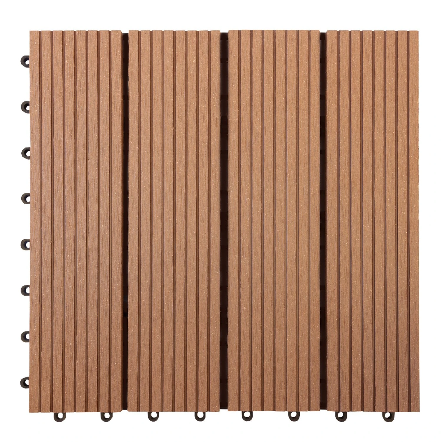 Klickfliesen | WPC | Royal | Hellbraun | 30 X 30 Cm 5 Klickfliesen | WPC | Royal | Hellbraun | 30 X 30 Cm – Bild 3