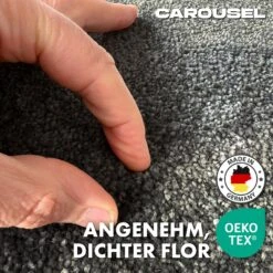 Badematte Carousel Auf Maß | Pflegeleichter & Rutschfester Badezimmerteppich 26 Badematte Carousel Auf Maß | Pflegeleichter & Rutschfester Badezimmerteppich -Floordirekt 3BadematteCarouselneu Antrachite gezoomteHand