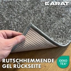 Flokati-Teppich | Elite | Gemütlicher & Flauschiger Wohnteppich | Viele Farben & Größen 24 Flokati-Teppich | Elite | Gemütlicher & Flauschiger Wohnteppich | Viele Farben & Größen -Floordirekt 3FlokatiWohnteppich DunkelGrau GELRueckseite