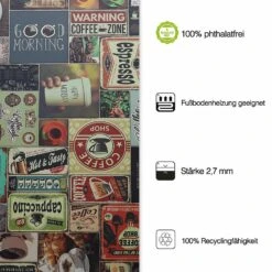 3D CV-Belag | Coffee Time | Extra Abriebsfester PVC Bodenbelag 14 3D CV-Belag | Coffee Time | Extra Abriebsfester PVC Bodenbelag -Floordirekt 3d cv belag coffee time zuschnitt verschiedene breiten 406736