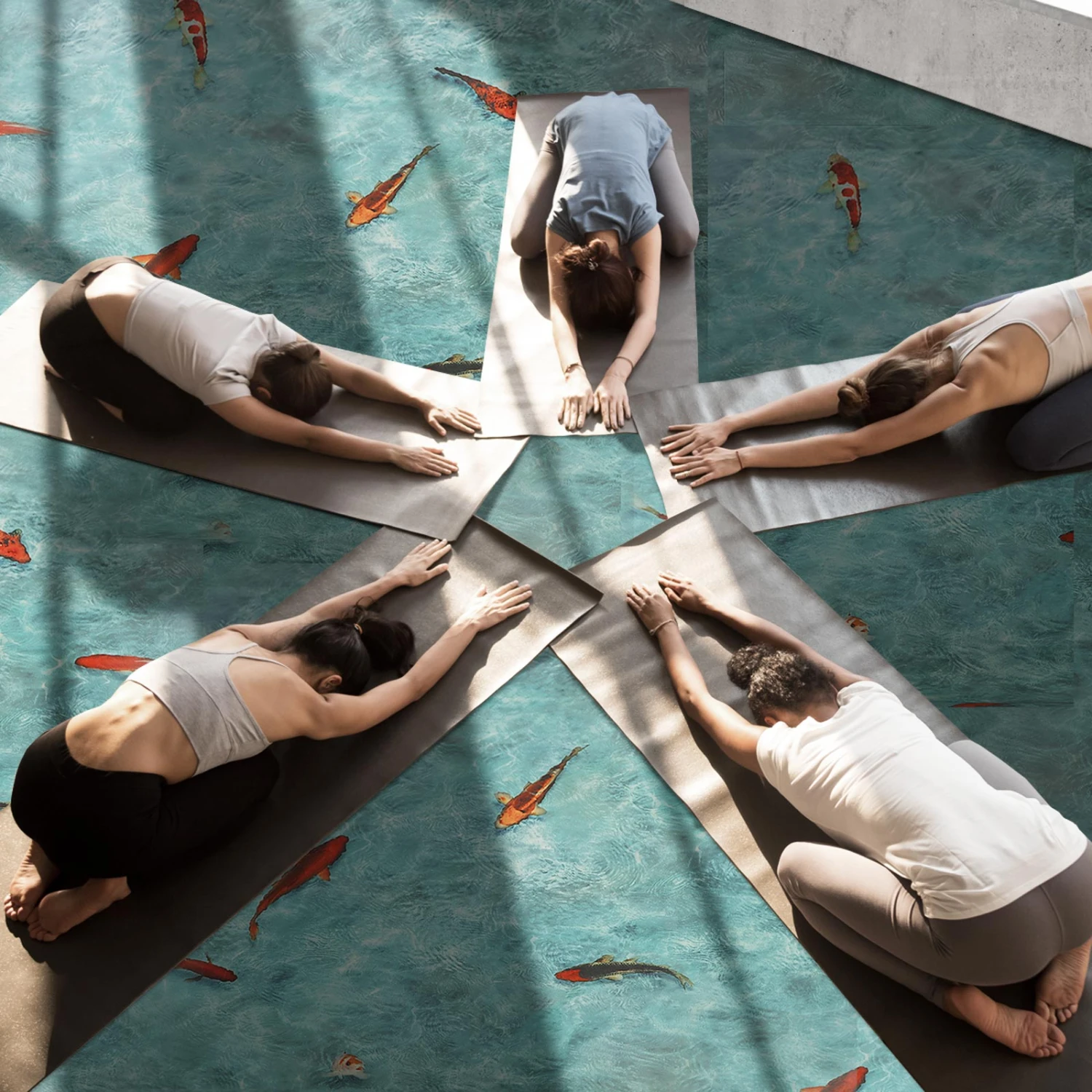 3D CV-Belag | Koi | Extra Abriebsfester PVC Bodenbelag 9 3D CV-Belag | Koi | Extra Abriebsfester PVC Bodenbelag – Bild 7