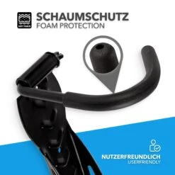 Fahrradhalterung Eddy | Wandhalterung | Schnelle & Einfache Montage | Mit Haltebügel -Floordirekt 4.FoamProtection BikeHOOK HS T010