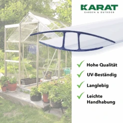 Verbinder Doppelstegplatten | H-Profil | 121 Cm Länge 10 Verbinder Doppelstegplatten | H-Profil | 121 Cm Länge -Floordirekt 4.Verbinder