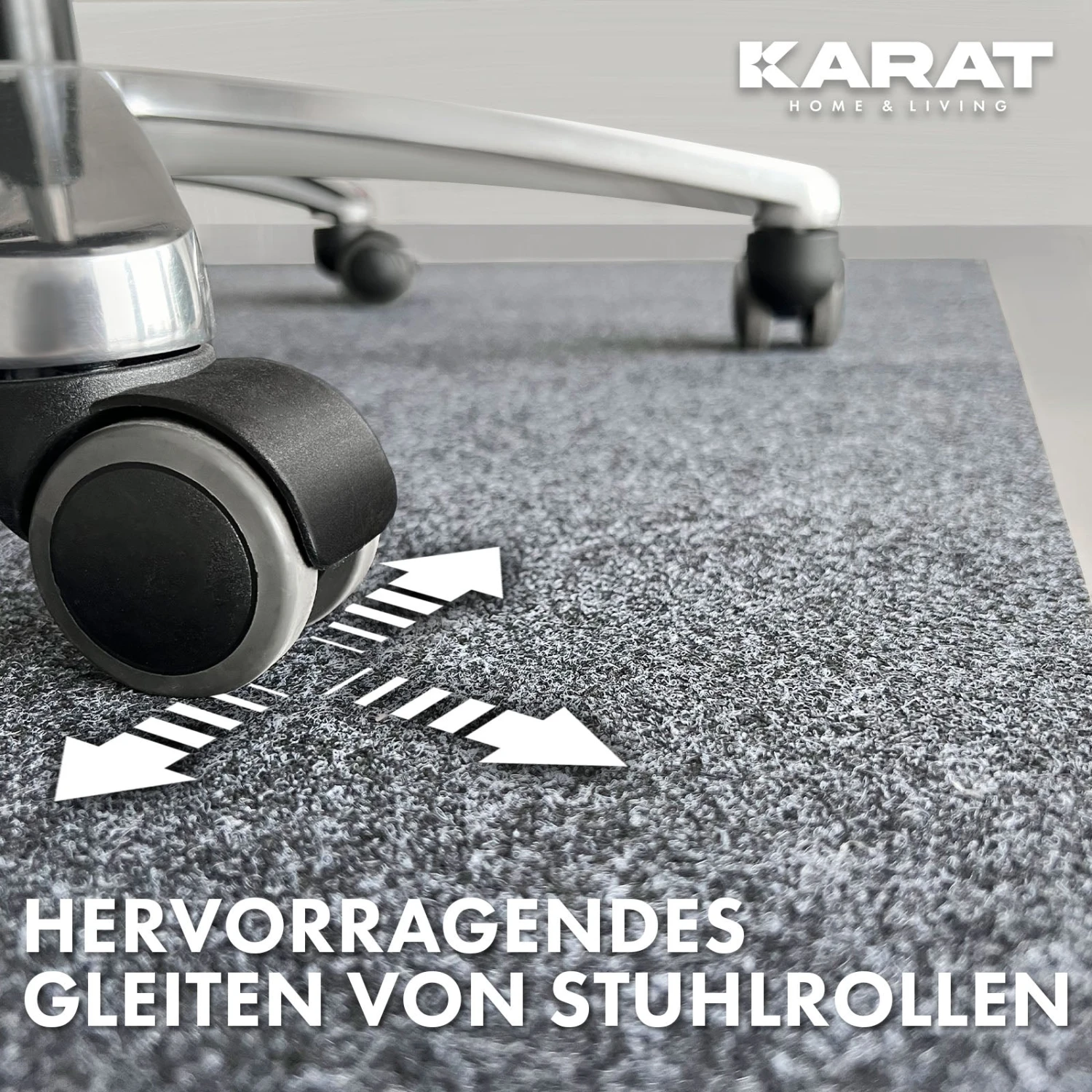 Bodenschutzmatte Viking | Bürostuhlunterlage Aus Polyester | Für Hartböden 6 Bodenschutzmatte Viking | Bürostuhlunterlage Aus Polyester | Für Hartböden – Bild 4