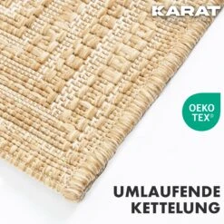 Karat Outdoorteppich | Tiffany | 2 Farben | Verschiedene Größen 23 Karat Outdoorteppich | Tiffany | 2 Farben | Verschiedene Größen -Floordirekt 4Outdoortepich karat TiffanyBeige edge