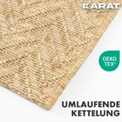 Karat Wohnteppich | Cheron | 2 Farben | Bodenbelag Für Flur & Wohnraum 23 Karat Wohnteppich | Cheron | 2 Farben | Bodenbelag Für Flur & Wohnraum -Floordirekt 4Outdoortepich karatCheronBeige edge 352aca6c ccc4 49ea abd0 0b5ab72095bd
