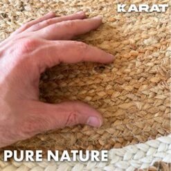 Jute-Teppich | Rund | Handgewebt | Aus Naturfasern | In Verschiedenen Ausführungen 26 Jute-Teppich | Rund | Handgewebt | Aus Naturfasern | In Verschiedenen Ausführungen -Floordirekt 4SisalTepiche Rund4.Malibu Texturecloeup
