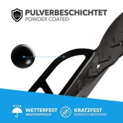 Fahrradhalterung Eddy | Wandhalterung | Schnelle & Einfache Montage | Mit Haltebügel -Floordirekt 5.Powdercoated BikeHOOK HS T010