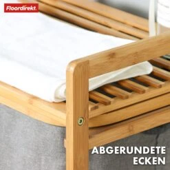 Bambus Wäschekorb | Missouri | Stilvoller, Nachhaltiger Wäschesortierer Mit 3 Fächern 13 Bambus Wäschekorb | Missouri | Stilvoller, Nachhaltiger Wäschesortierer Mit 3 Fächern -Floordirekt 6 24MissouriBambusWaeschesortierer 7.Missouri