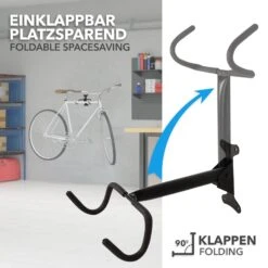 Fahrradhalterung Bernie | Zur Wandmontage | Klappbar | Indoor 13 Fahrradhalterung Bernie | Zur Wandmontage | Klappbar | Indoor -Floordirekt 6.TransformationWallHook HS TO17Ctrans