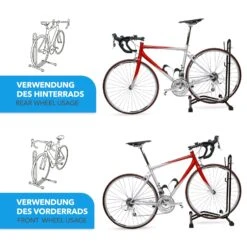 Fahrradständer Nikias | Bodenständer | Für Optimalen Stand | Platzsparend | Zerlegbar 15 Fahrradständer Nikias | Bodenständer | Für Optimalen Stand | Platzsparend | Zerlegbar -Floordirekt 6.frontrearusage