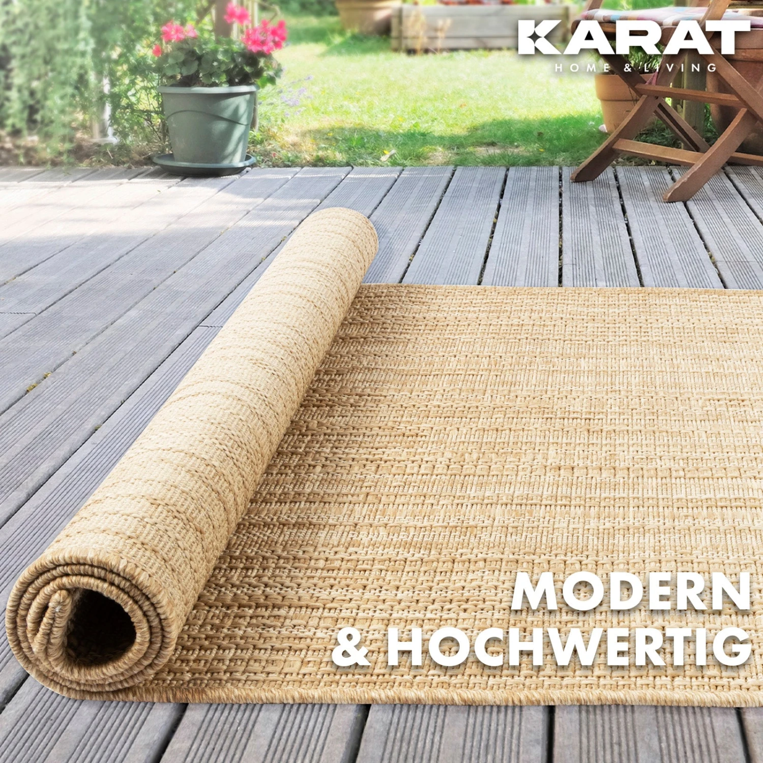 Karat Outdoorteppich | Tiffany | 2 Farben | Verschiedene Größen 8 Karat Outdoorteppich | Tiffany | 2 Farben | Verschiedene Größen – Bild 6