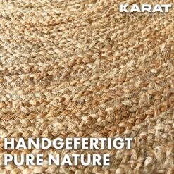 Jute-Teppich | Rund | Handgewebt | Aus Naturfasern | In Verschiedenen Ausführungen 30 Jute-Teppich | Rund | Handgewebt | Aus Naturfasern | In Verschiedenen Ausführungen -Floordirekt 6SisalTepiche Rund3.Surat Handgefertig