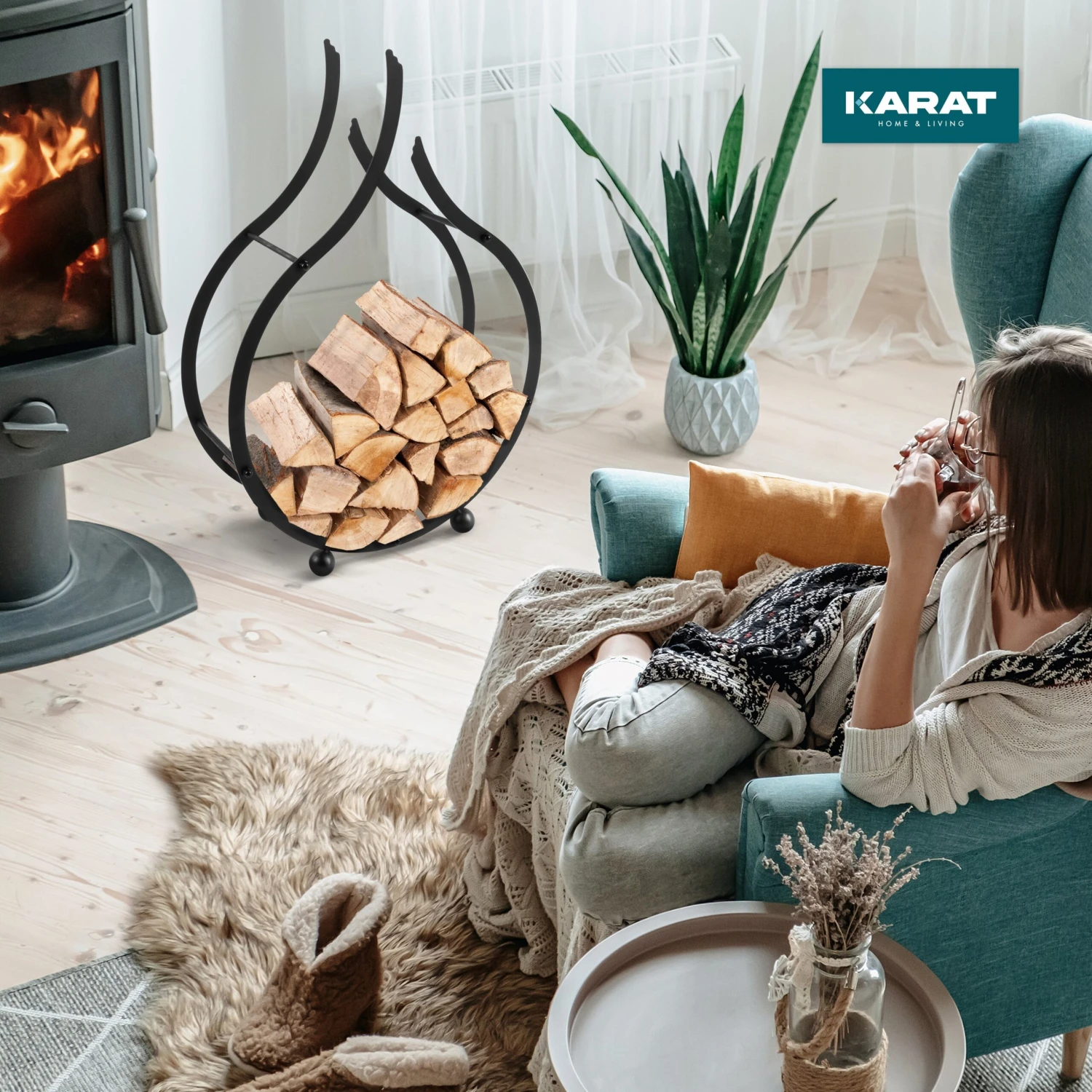 Kaminholzregal | Rhodos | 53 X 19 X 78 Cm 7 Kaminholzregal | Rhodos | 53 X 19 X 78 Cm – Bild 5