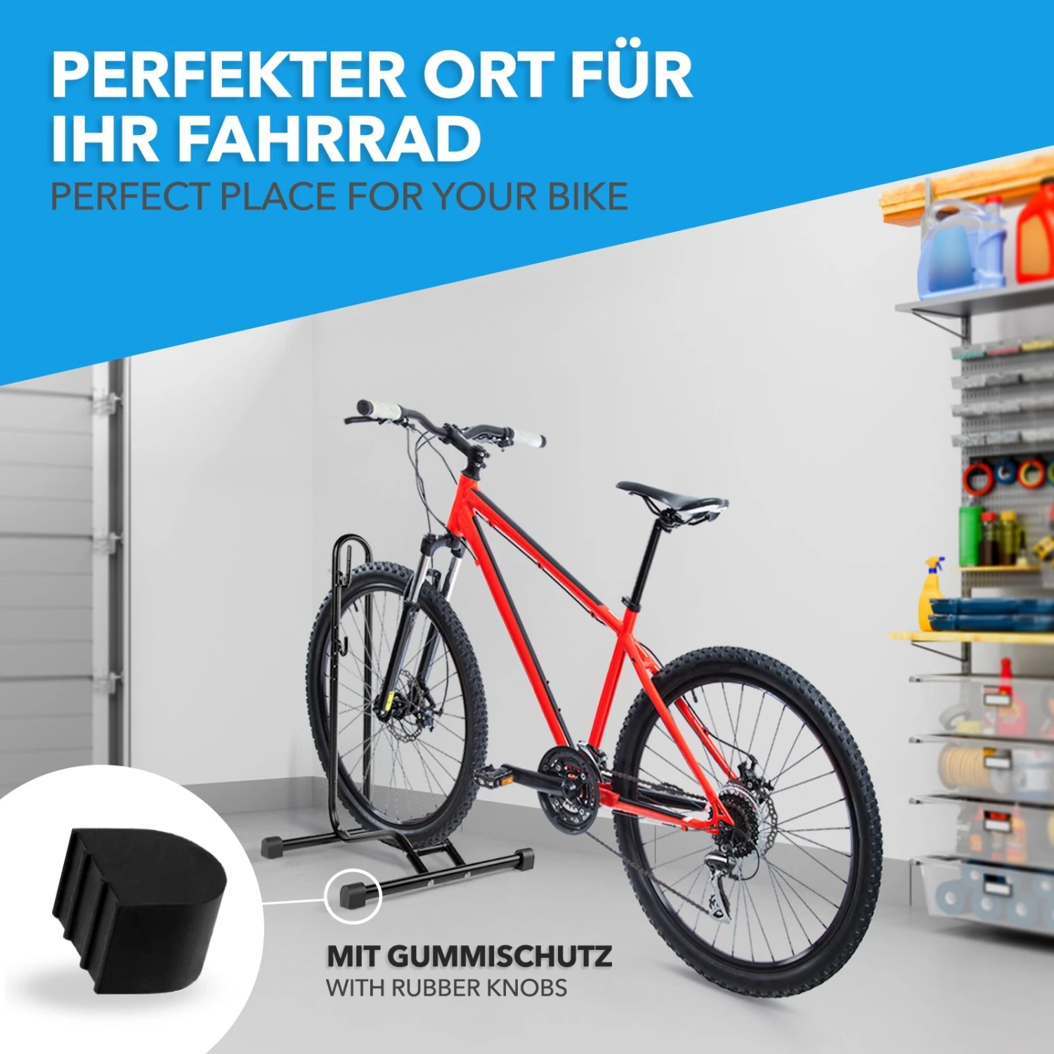 Fahrradständer Nikias | Bodenständer | Für Optimalen Stand | Platzsparend | Zerlegbar 4 Fahrradständer Nikias | Bodenständer | Für Optimalen Stand | Platzsparend | Zerlegbar – Bild 2