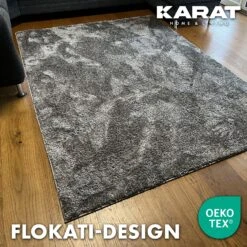 Flokati-Teppich | Elite | Gemütlicher & Flauschiger Wohnteppich | Viele Farben & Größen 28 Flokati-Teppich | Elite | Gemütlicher & Flauschiger Wohnteppich | Viele Farben & Größen -Floordirekt 7FlokatiWohnteppich DunkelGrau FlokatiDesign