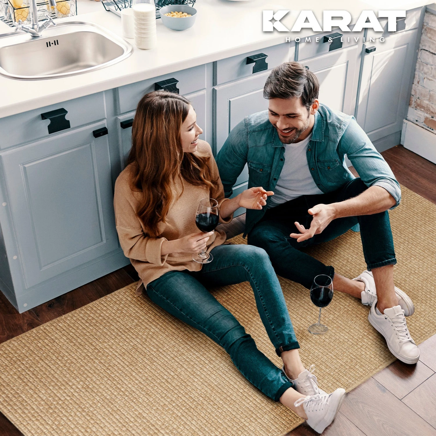 Karat Wohnteppich | Ella | 2 Farben | Bodenbelag Für Flur & Wohnraum 9 Karat Wohnteppich | Ella | 2 Farben | Bodenbelag Für Flur & Wohnraum – Bild 7