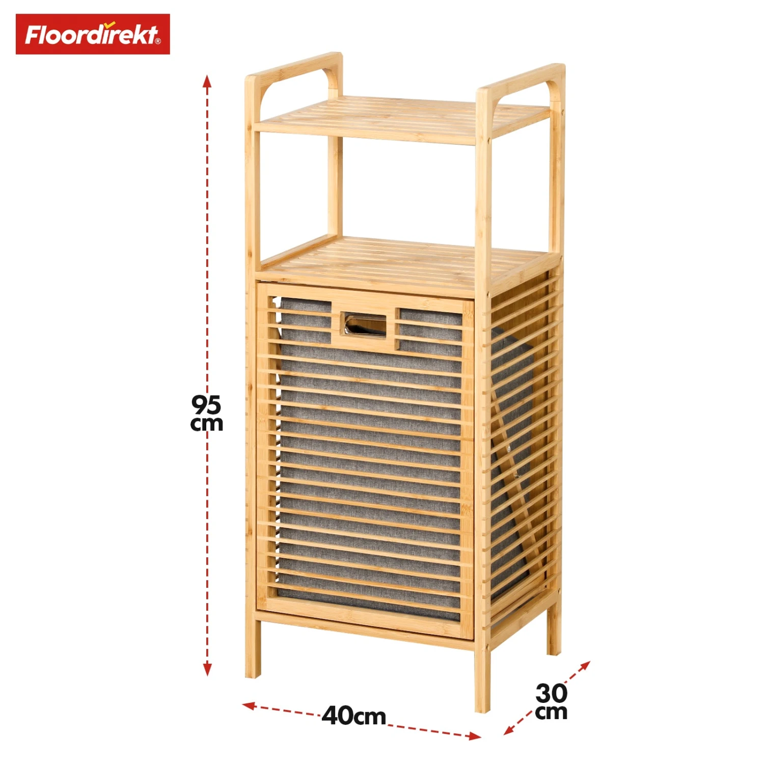 Bambus-Wäschekorb Mit Ablagefächer | Arizona | Einfach Zu Reinigen Und Geruchsresistent 4 Bambus-Wäschekorb Mit Ablagefächer | Arizona | Einfach Zu Reinigen Und Geruchsresistent – Bild 2