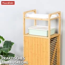 Bambus-Wäschekorb Mit Ablagefächer | Arizona | Einfach Zu Reinigen Und Geruchsresistent 11 Bambus-Wäschekorb Mit Ablagefächer | Arizona | Einfach Zu Reinigen Und Geruchsresistent -Floordirekt 8 24ArizonaBadregalmitWaeschekorb 5.Arizonacoffeetable