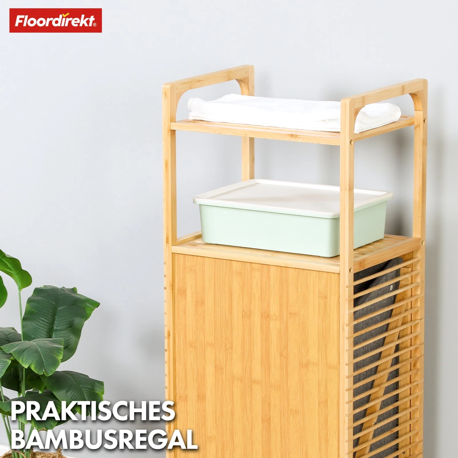 Bambus-Wäschekorb Mit Ablagefächer | Arizona | Einfach Zu Reinigen Und Geruchsresistent 5 Bambus-Wäschekorb Mit Ablagefächer | Arizona | Einfach Zu Reinigen Und Geruchsresistent – Bild 3