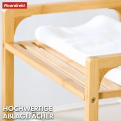 Bambus-Wäschekorb Mit Ablagefächer | Arizona | Einfach Zu Reinigen Und Geruchsresistent 12 Bambus-Wäschekorb Mit Ablagefächer | Arizona | Einfach Zu Reinigen Und Geruchsresistent -Floordirekt 8 24ArizonaBadregalmitWaeschekorb 6.Arizonacoffeetable