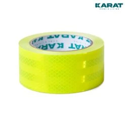 Reflektierendes Klebeband | Selbstklebend & Wasserdicht | Verschiedene Farben | 5 Cm X 10 M 26 Reflektierendes Klebeband | Selbstklebend & Wasserdicht | Verschiedene Farben | 5 Cm X 10 M -Floordirekt 8Yellow reflective tape white bg 05