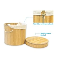 Bambus-Wäschekorb | Wäschesammler Mit Griffen | Faltbar -Floordirekt 8 1 0d7b03ab 8d3f 46c3 a305 b98a0e8cfe62