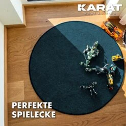 Kinderteppich | Crocodile | Rund | Für Mädchen Und Jungen | Einfarbig 30 Kinderteppich | Crocodile | Rund | Für Mädchen Und Jungen | Einfarbig -Floordirekt 9KinderspielteppichKrokodil 3.Spielecke Blau