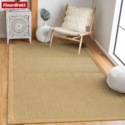 Jute-Teppich | Bombay | Mit Rutschhemmendem Rücken & Baumwollbordüre | In Vielen Größen 15 Jute-Teppich | Bombay | Mit Rutschhemmendem Rücken & Baumwollbordüre | In Vielen Größen -Floordirekt Amazonas Natur Artboard1