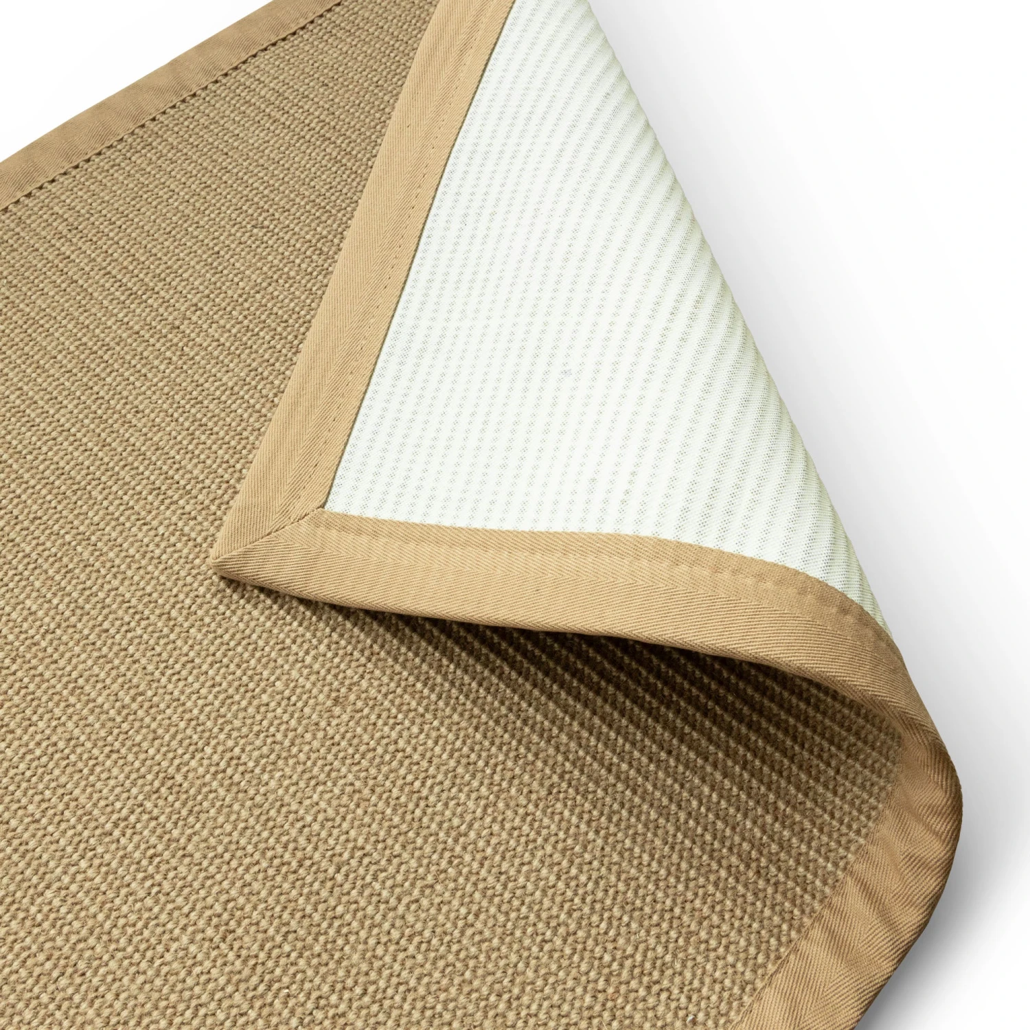 Sisaltæppe | Mumbai | Naturfibertæppe Med Bomuldskant | Fås I Forskellige Størrelser 8 Sisaltæppe | Mumbai | Naturfibertæppe Med Bomuldskant | Fås I Forskellige Størrelser – Bild 6