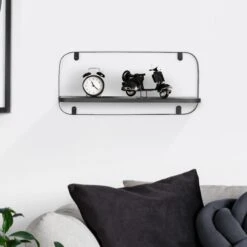 Wandregal Amy | Schwarz | Individuell Einsetzbar 18 Wandregal Amy | Schwarz | Individuell Einsetzbar -Floordirekt Amy wall shelf oneTear 01