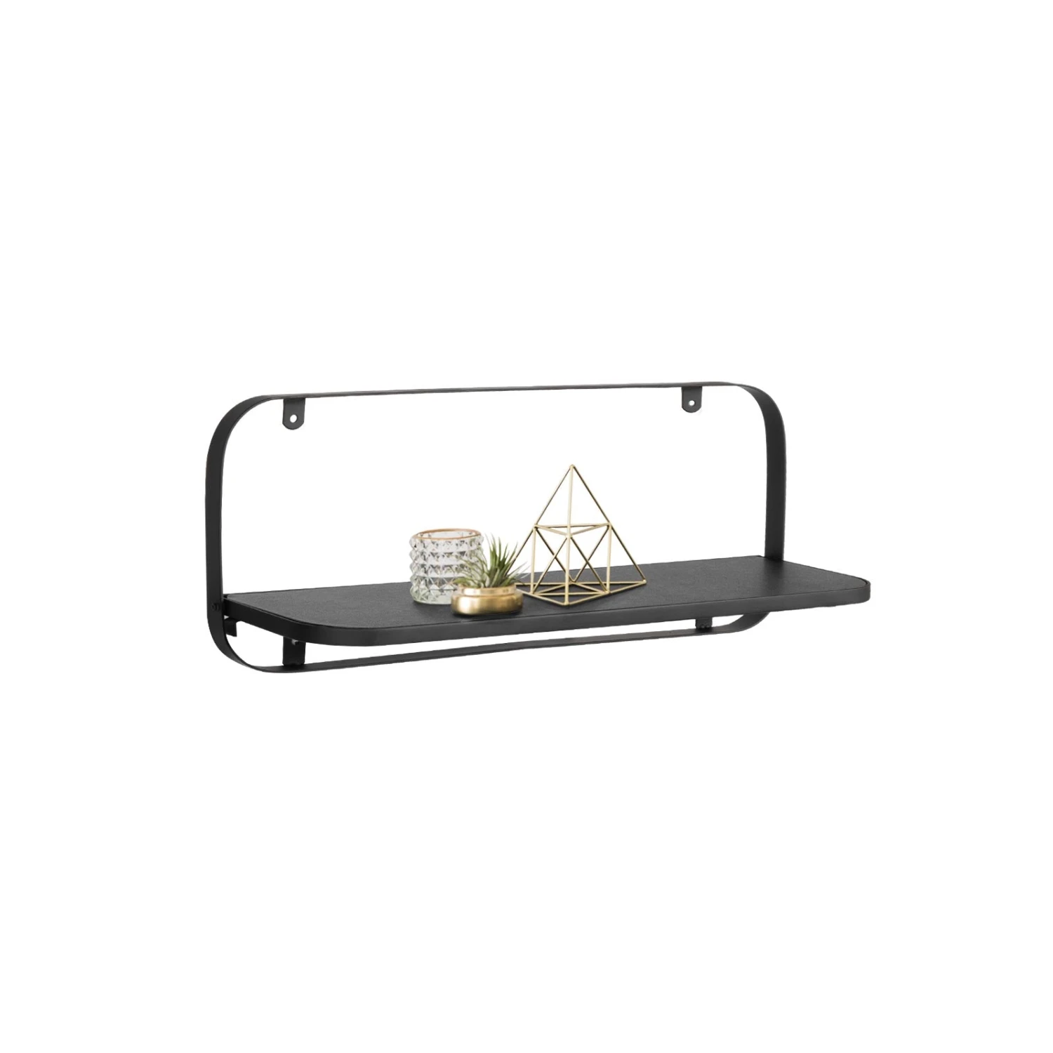 Wandregal Amy | Schwarz | Individuell Einsetzbar 4 Wandregal Amy | Schwarz | Individuell Einsetzbar – Bild 2