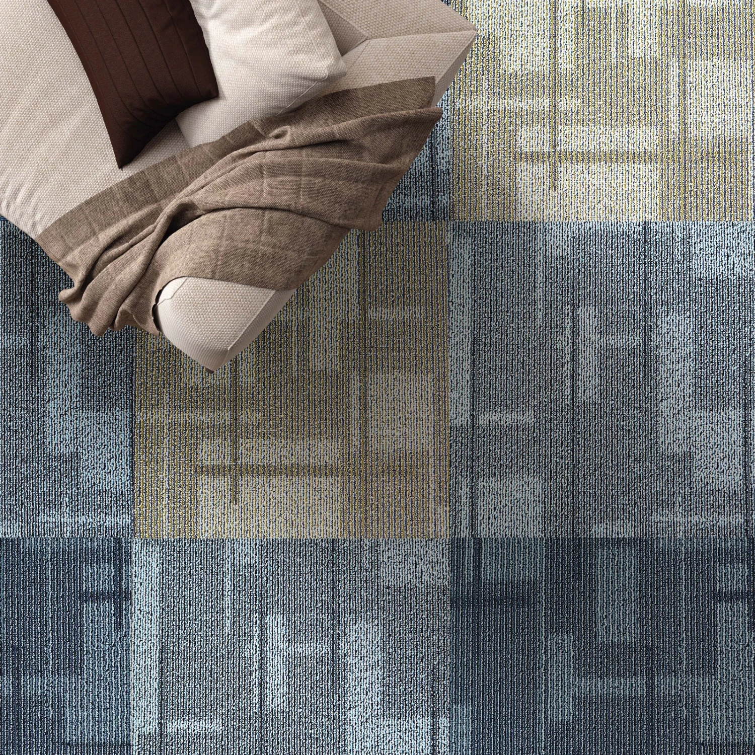 Teppichfliesen Andorra | Gemustert | Selbstliegend | 50 X 50 Cm 3 Teppichfliesen Andorra | Gemustert | Selbstliegend | 50 X 50 Cm