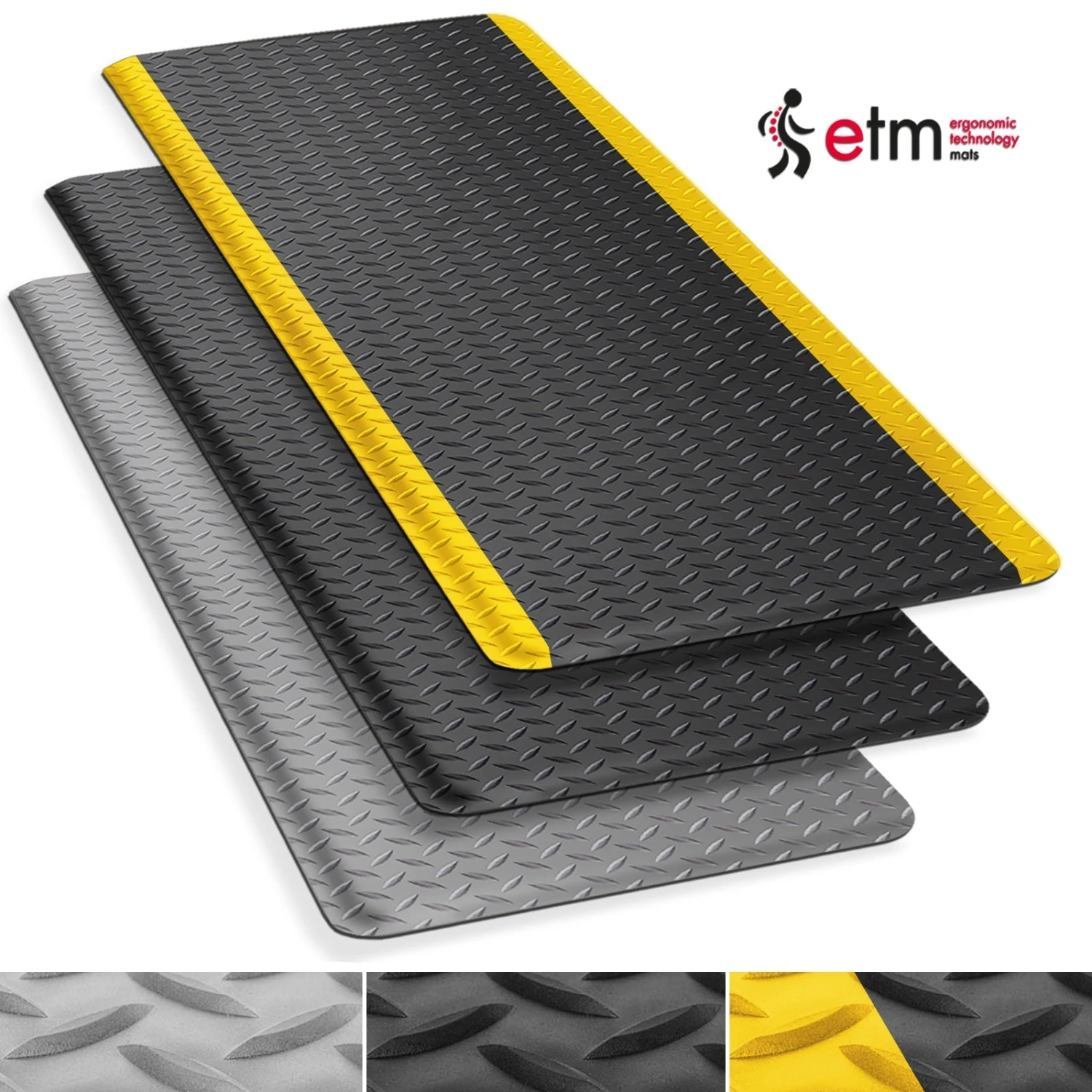 Anti-Ermüdungsmatte | Heavy-Duty Diamond | Ergonomische Arbeitsplatzmatte 3 Anti-Ermüdungsmatte | Heavy-Duty Diamond | Ergonomische Arbeitsplatzmatte