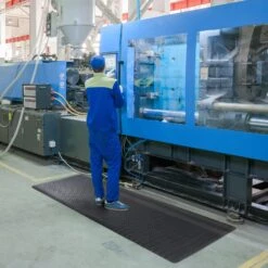 Anti-Ermüdungsmatte | Dyna-Protect Diamond | Ergonomische Arbeitsplatzmatte 17 Anti-Ermüdungsmatte | Dyna-Protect Diamond | Ergonomische Arbeitsplatzmatte -Floordirekt Anti Ermuedungsmatte Dyna ProtectDiamond schwarz