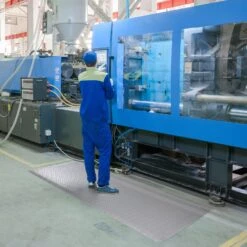 Anti-Ermüdungsmatte | Heavy-Duty Diamond | Ergonomische Arbeitsplatzmatte 19 Anti-Ermüdungsmatte | Heavy-Duty Diamond | Ergonomische Arbeitsplatzmatte -Floordirekt Anti Ermuedungsmatte Heavy DutyDiamond grau