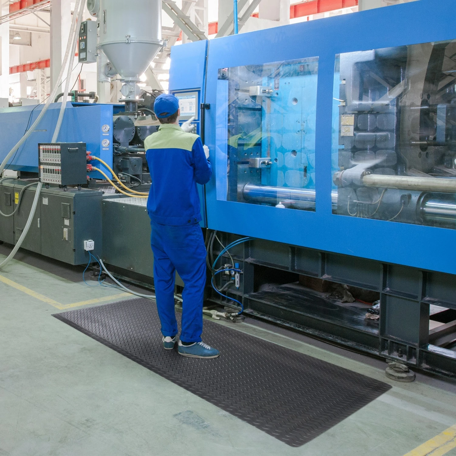 Anti-Ermüdungsmatte | Heavy-Duty Diamond | Ergonomische Arbeitsplatzmatte 12 Anti-Ermüdungsmatte | Heavy-Duty Diamond | Ergonomische Arbeitsplatzmatte – Bild 10