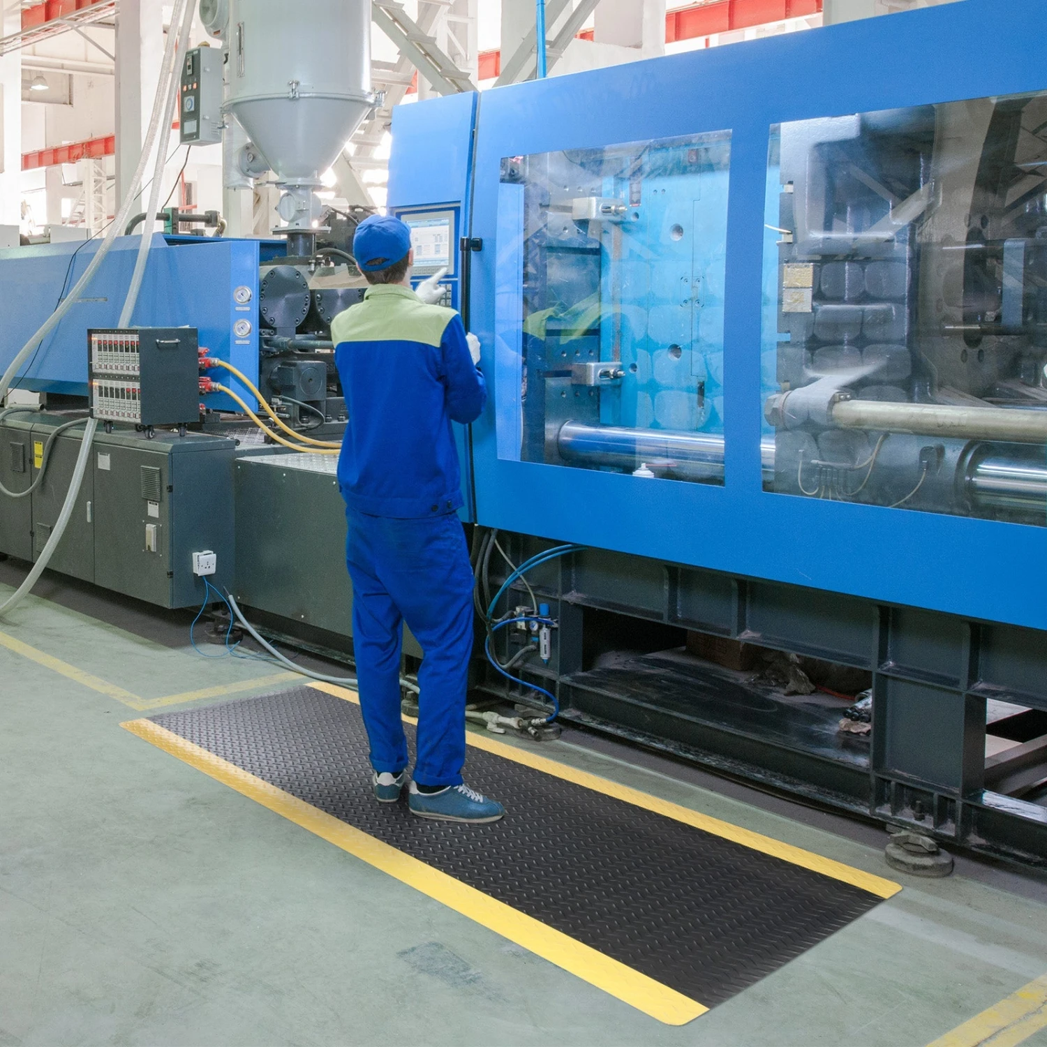 Anti-Ermüdungsmatte | Heavy-Duty Diamond | Ergonomische Arbeitsplatzmatte 11 Anti-Ermüdungsmatte | Heavy-Duty Diamond | Ergonomische Arbeitsplatzmatte – Bild 9