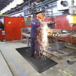 Anti-Ermüdungsmatte | Heavy-Duty Soft-Tritt | Doppellagig | Ergonomische Arbeitsplatzmatte 24 Anti-Ermüdungsmatte | Heavy-Duty Soft-Tritt | Doppellagig | Ergonomische Arbeitsplatzmatte -Floordirekt Anti Ermuedungsmatte Heavy DutySoft Tritt Schwarz