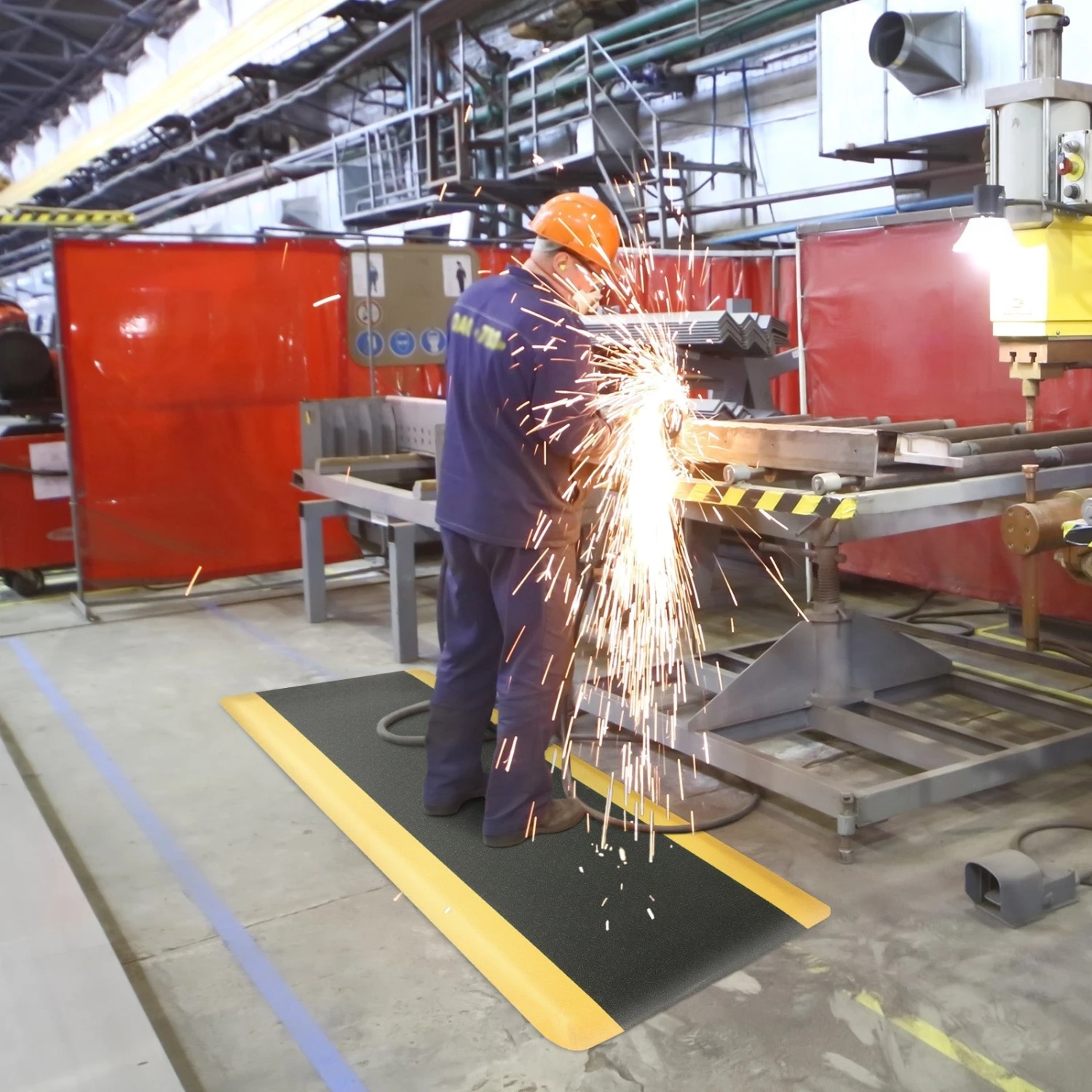 Anti-Ermüdungsmatte | Heavy-Duty Soft-Tritt | Doppellagig | Ergonomische Arbeitsplatzmatte 11 Anti-Ermüdungsmatte | Heavy-Duty Soft-Tritt | Doppellagig | Ergonomische Arbeitsplatzmatte – Bild 9