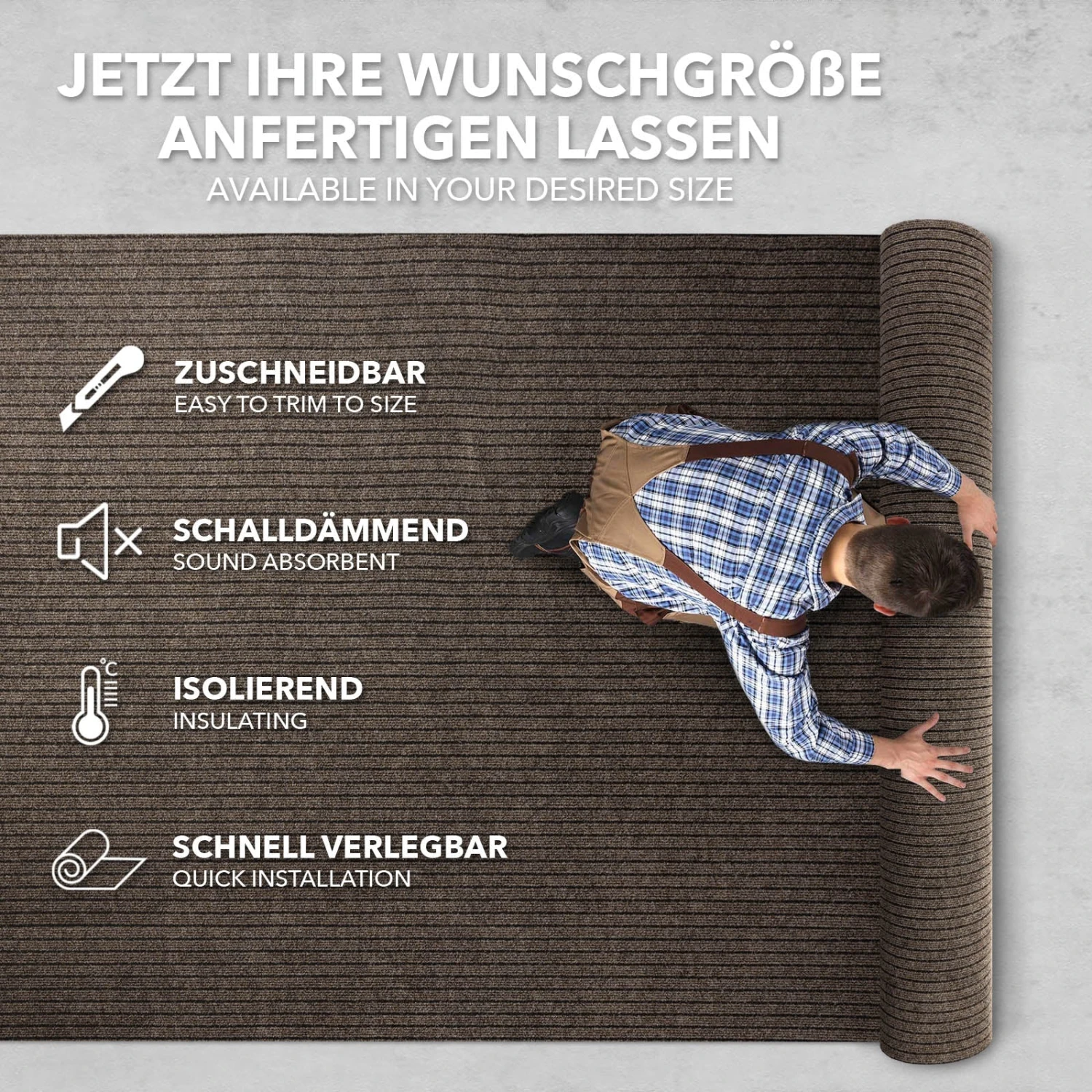 Event- Und Messeteppich Auf Maß | Atlas | Pflegeleichter Gangläufer | Vielseitig Einsetzbarer Bodenbelag 10 Event- Und Messeteppich Auf Maß | Atlas | Pflegeleichter Gangläufer | Vielseitig Einsetzbarer Bodenbelag – Bild 8