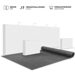 Event- Und Messeteppich Auf Maß | Atlas | Pflegeleichter Gangläufer | Vielseitig Einsetzbarer Bodenbelag 35 Event- Und Messeteppich Auf Maß | Atlas | Pflegeleichter Gangläufer | Vielseitig Einsetzbarer Bodenbelag -Floordirekt Atlas 2862 Grau 05