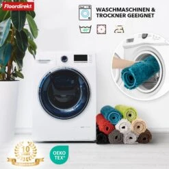 Badematte | Maris | Badteppich In Rund | Weiche Mikrofaser, Rutschfest & Für Fußbodenheizung Geeignet 34 Badematte | Maris | Badteppich In Rund | Weiche Mikrofaser, Rutschfest & Für Fußbodenheizung Geeignet -Floordirekt BadematteMarisRund 13