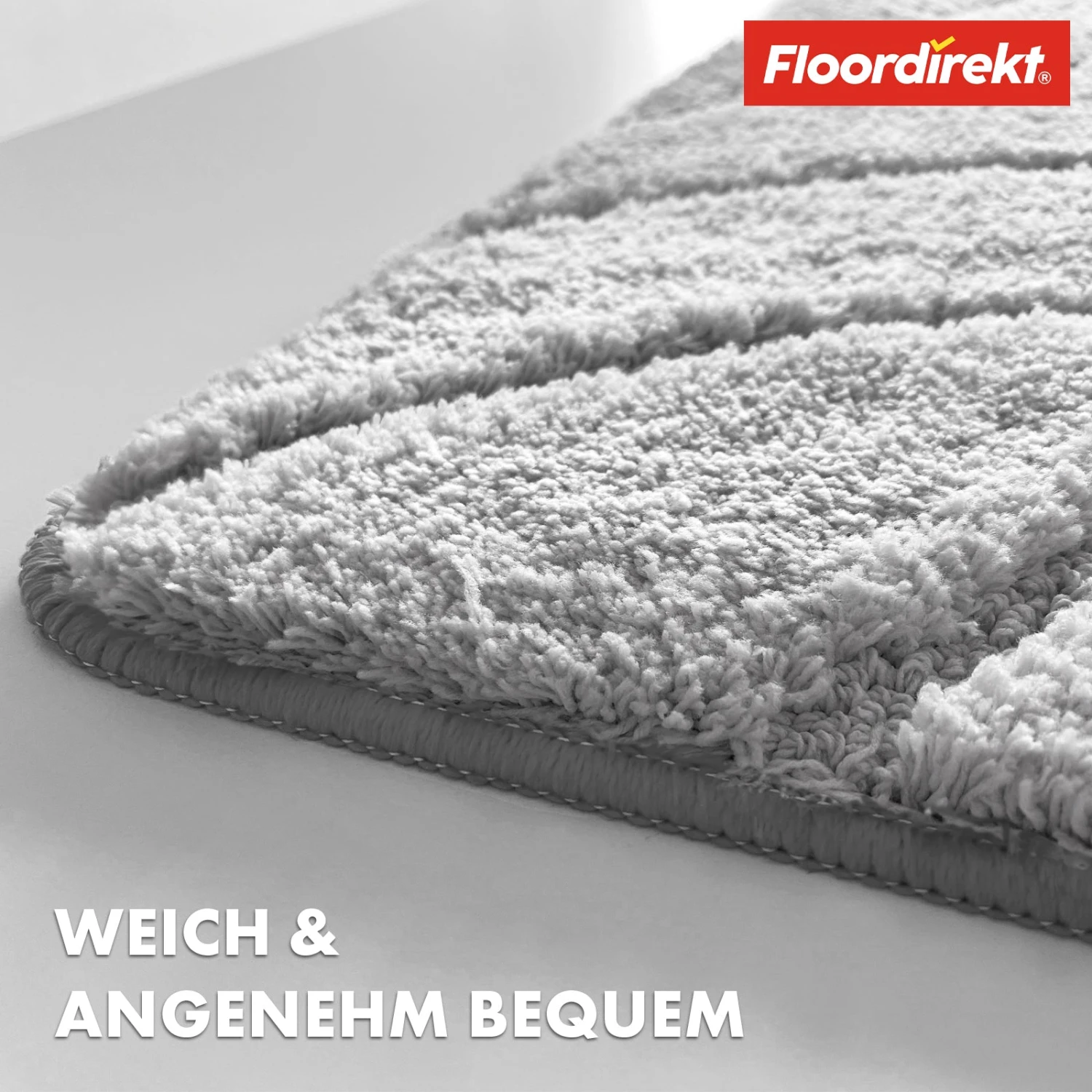 Badematte | Maris | Flauschiger Badvorleger Mit Blattstruktur | Verfügbar In Verschiedenen Farben Und Größen 6 Badematte | Maris | Flauschiger Badvorleger Mit Blattstruktur | Verfügbar In Verschiedenen Farben Und Größen – Bild 4