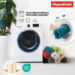 Badematte | Maris | Flauschiger Badvorleger Mit Blattstruktur | Verfügbar In Verschiedenen Farben Und Größen 28 Badematte | Maris | Flauschiger Badvorleger Mit Blattstruktur | Verfügbar In Verschiedenen Farben Und Größen -Floordirekt BademattemitBlattstrukturMaris 7