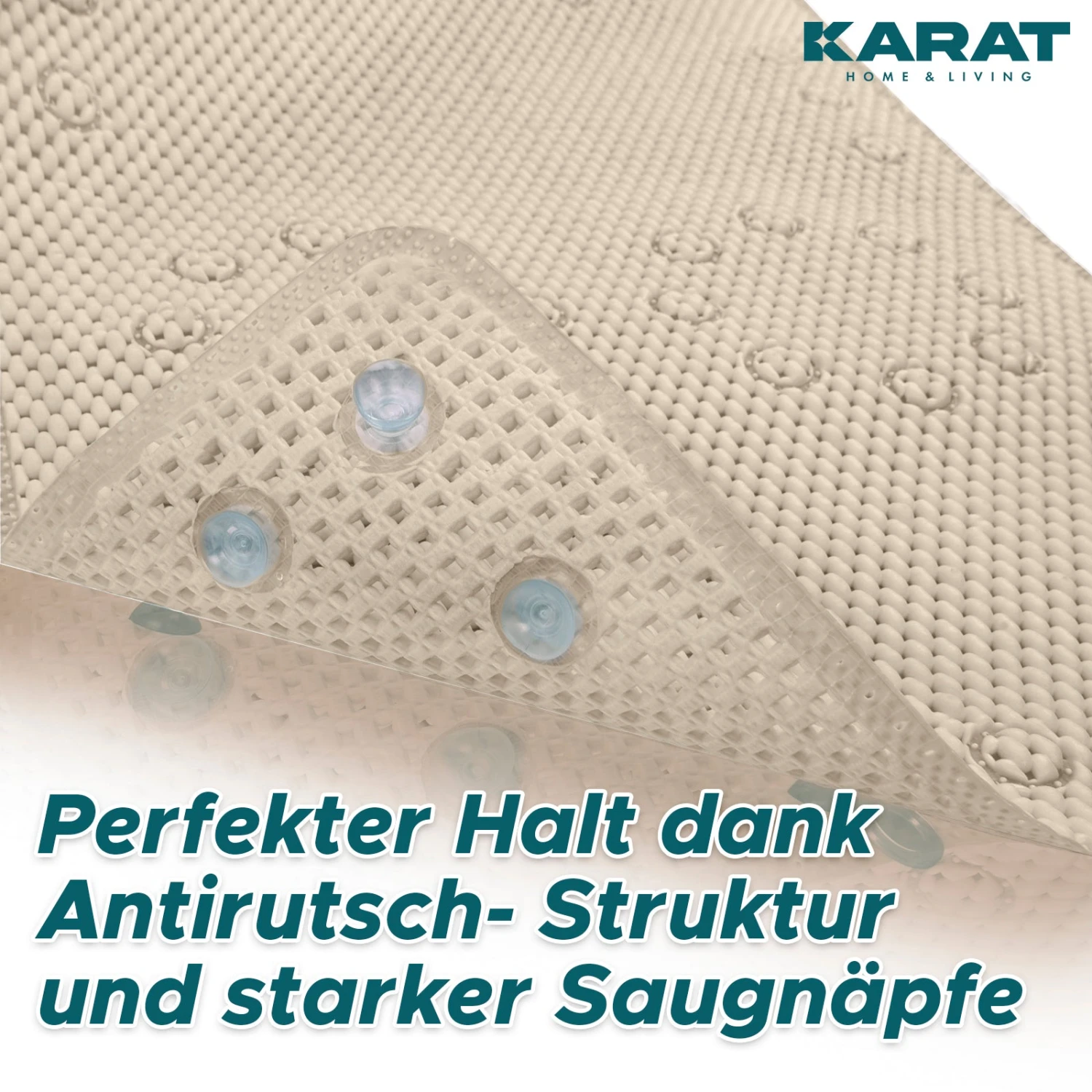 Badewannenmatte | Azure | Antirutsch Weichschaum Matte Mit Saugnäpfen | In Vier Farben Erhältlich 12 Badewannenmatte | Azure | Antirutsch Weichschaum Matte Mit Saugnäpfen | In Vier Farben Erhältlich – Bild 10